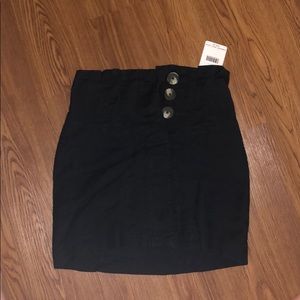 Free people black pencil skirt